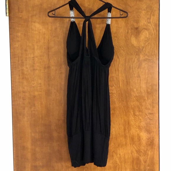 Poetry Black Mini Dress Tunic - Picture 2 of 3